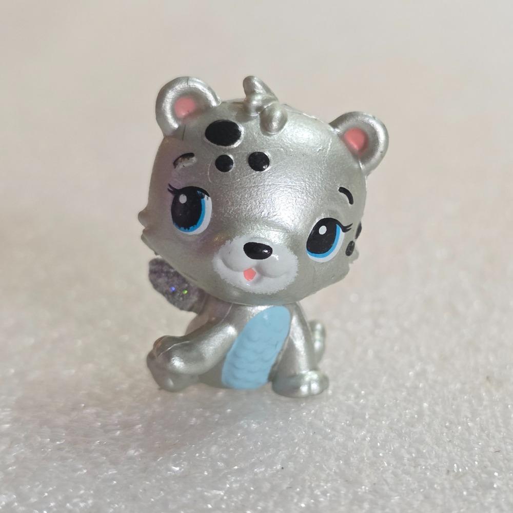 Hatchimals CollEGGtibles Platinum Silver Cheetree Cheetah Figure 1" Spin Master